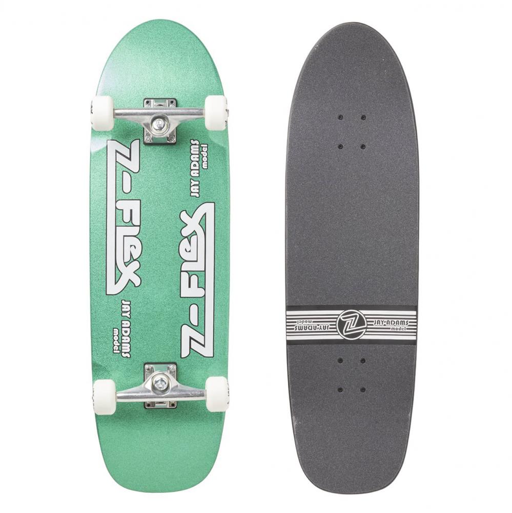 Z Flex Skateboards Jay Adams Metalflake Green Complete Skateboard 9 5 X 33 Newtons Shred