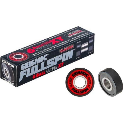 Seismic FullSpin 6-Ball Steel Xt Classic Skateboard Bearings
