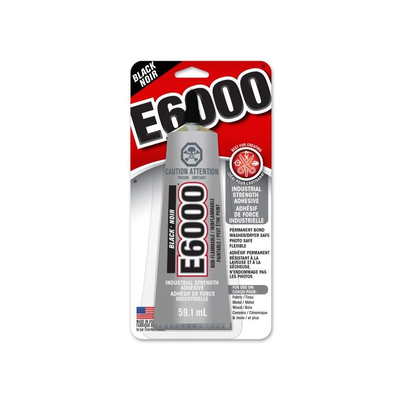 E6000 Craft Glue Black (59.1ml) | Newtons Shred
