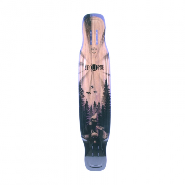 MOONSHINE Elixir Black//Green Longboard Deck