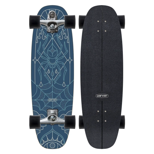 Carver Blue Widow  Surfskate C7 Complete - 9 7/8” x 33"