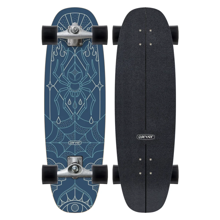 Carver Blue Widow  Surfskate Cx Complete - 9 7/8” x 33"
