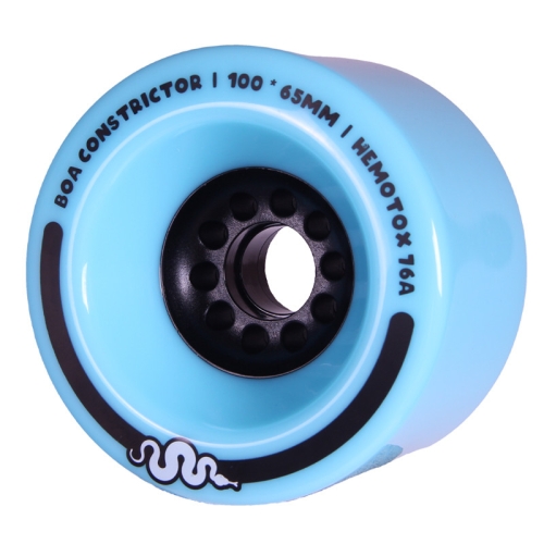 Boa Constrictor 100mm Blue Longboard Wheels