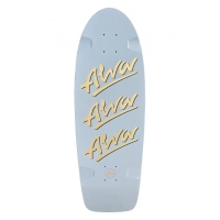 Alva 1979 Tri-Logo Re-Issue - Old School Skateboard Deck - Grey