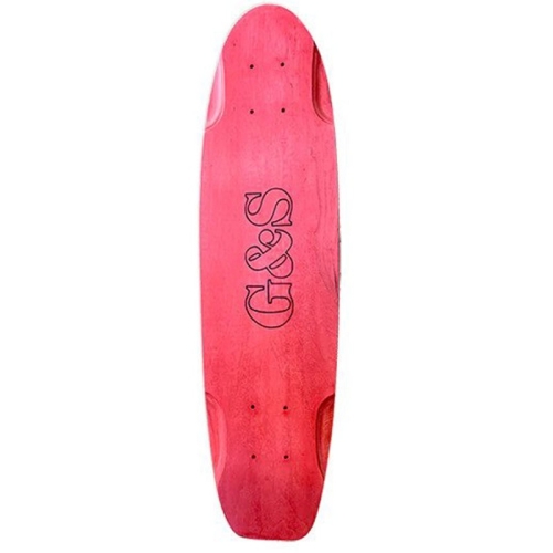 G&S Stacy Peralta Warptail 2 "Square Tail" - Old School Skateboard Deck - Red