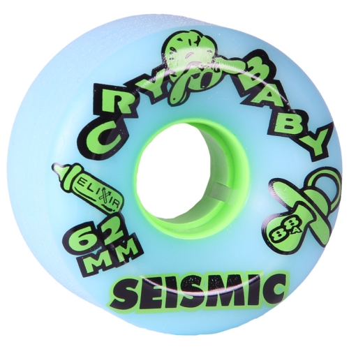 Seismic Cry Baby 62mm Longboard Wheels - 88A