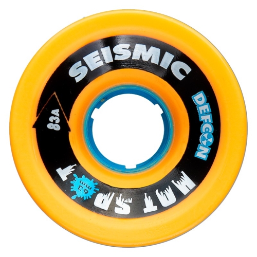Seismic Hot Spot 63mm Wheels - Mango Defcon