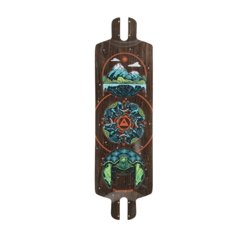 Pantheon Pranayama Cosmic Turtle Longboard Deck