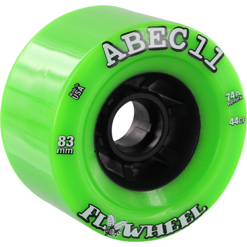 ABEC 11 Flywheels Green Longboard Skateboard Wheels - 83mm 74a