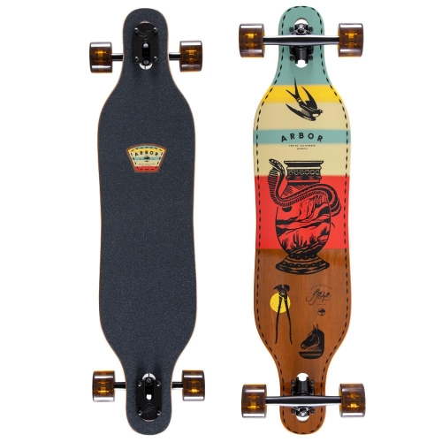 Arbor Artist Axis 37" Jess Mudgett  Cruiser Skateboard Complete