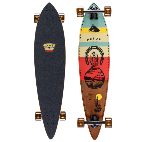 Arbor Artist Fish 37" Jess Mudgett Cruiser Skateboard Complete