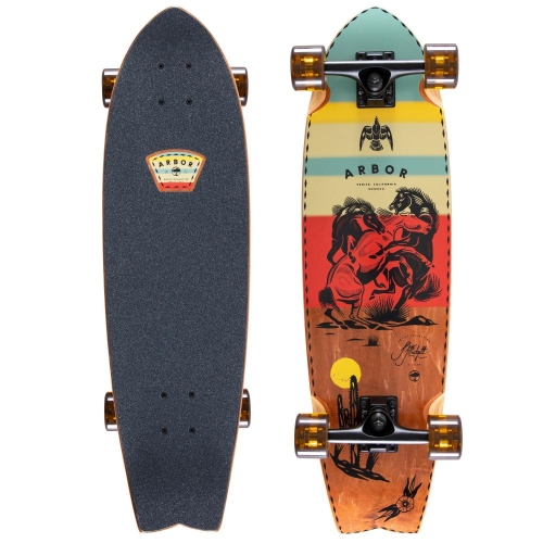Arbor Sizzler Artist 30.5" Jess Mudgett -  Cruiser Skateboard Complete