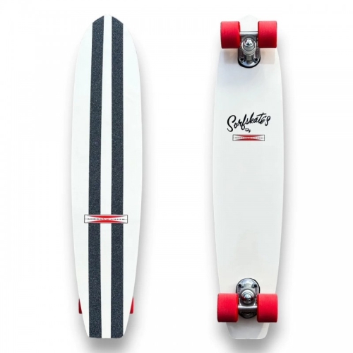 G&S Modified 60's Surf Skate 28" Complete - White