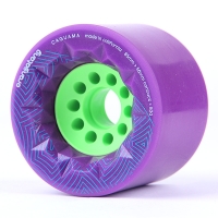 Pantheon Pranayama Patanjali Graphic Longboard Complete - Orangatang Caguama Wheels 83a Purple - Image 3