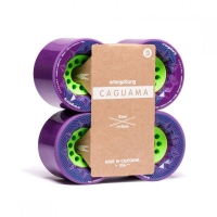 Pantheon Pranayama Patanjali Graphic Longboard Complete - Orangatang Caguama Wheels 83a Purple - Image 2