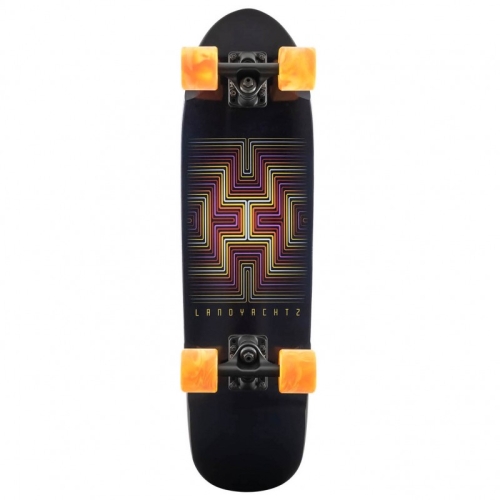 Landyachtz Dinghy 28.5” Skateboard Cruiser Complete - Classic Maze