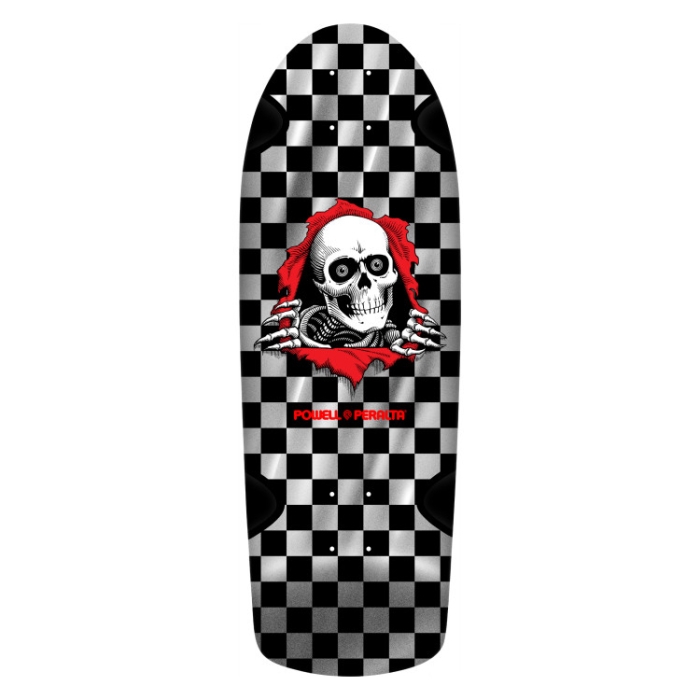 Powell Peralta Ripper • O.G. • Checkered '17' • Silver Foil 10" (Shape 265)