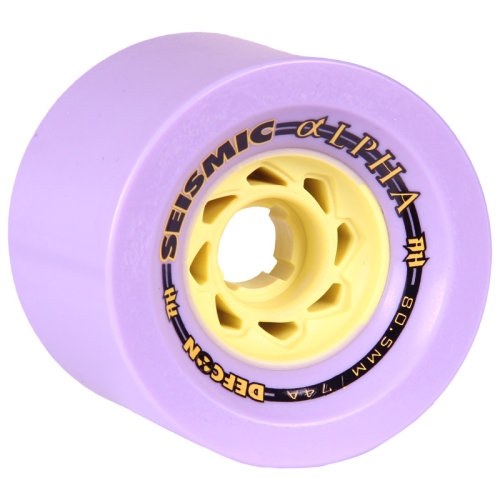 Seismic Alpha 80.5mm Longboard Skateboard Wheels - 80.5mm 74a