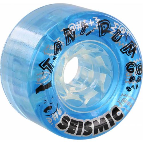 Seismic Tantrum 68mm Wheels - Clear Blue