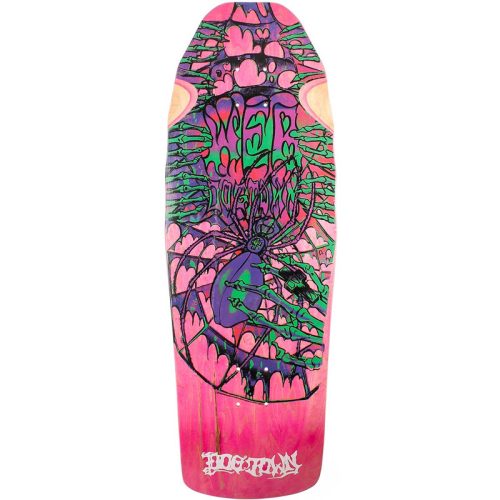 Dogtown Web Reissue 10.25" Old School Skateboard Deck - Pink