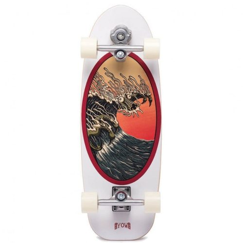 YOW Chiba 30" Classic Series Surfskate Complete - White