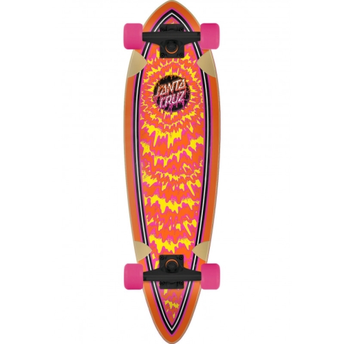 Santa Cruz Toxic Dot Pintail Longboard Complete - 33''
