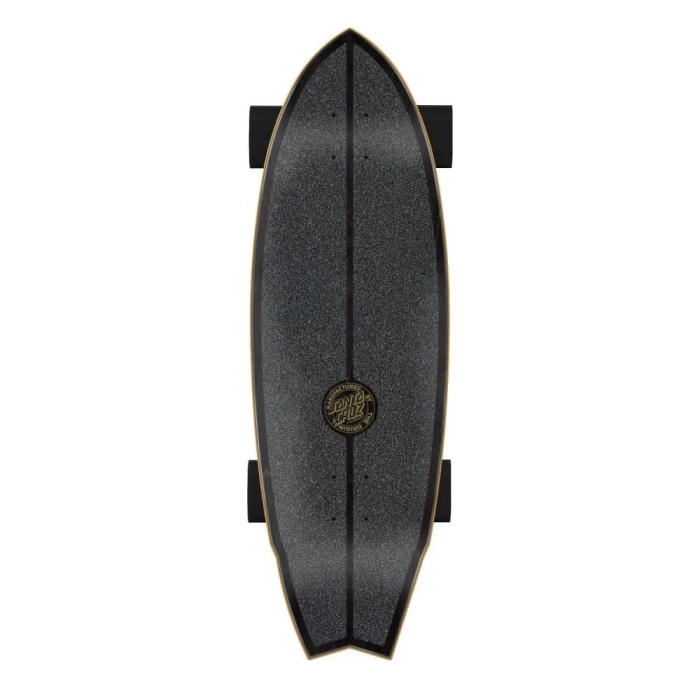 Santa Cruz Surf Skate Complete Inferno Hand Shark Carver Surf Multi 9.85" x 31.52" - Image 2