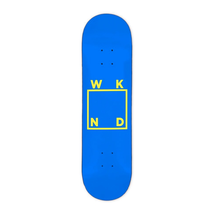 WKND Logo Blue/Yellow Deck 8.125"