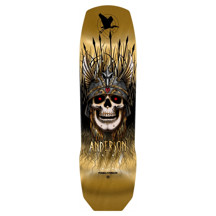 Powell-Peralta™ Andy Anderson Heron '03' – 9.13" Gold Foil (Shape 290) | Pro Model Skateboard Deck