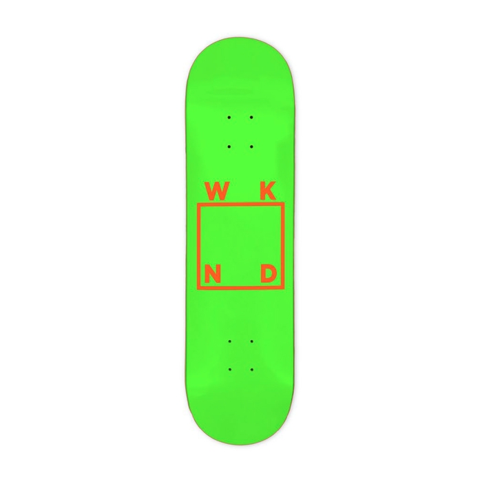 WKND Logo Green/Orange Deck 8.25"