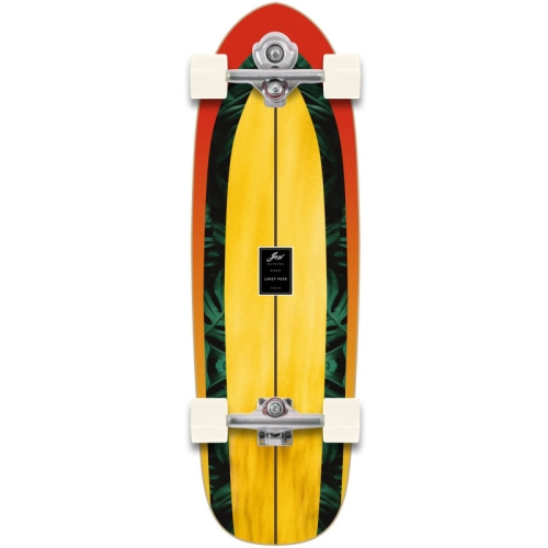 YOW Lakey Peak 32" Surfskate Complete – Yellow / Red