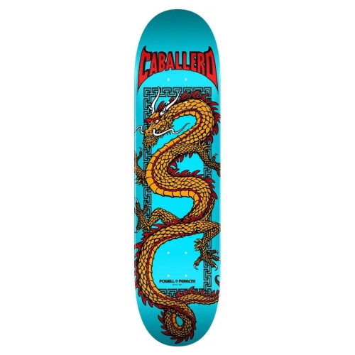 Powell Cab Chinese Dragon • Blue • Shape 291 • 7.75" x 31.08" (Birch)