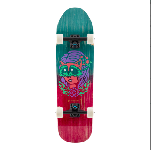 Landyachtz ATV X Cruiser Skateboard Complete - Perfecto Raccoon