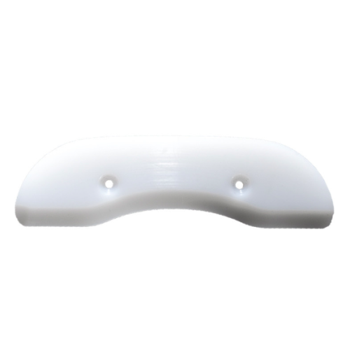 Seismic Skid Plate Old School Square Tail - White
