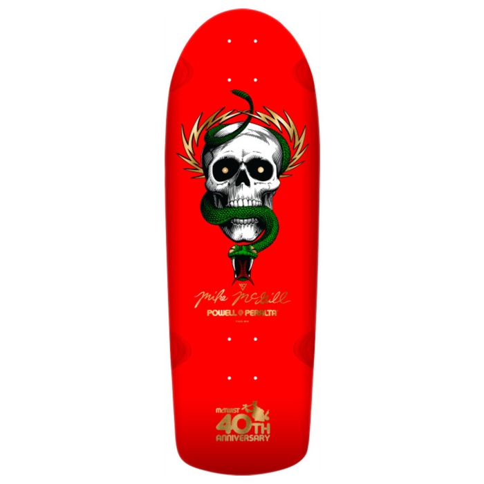 Powell-Peralta™ Mike McGill • Skull & Snake '16' • McTwist 40th • Red/Gold Foil 10"