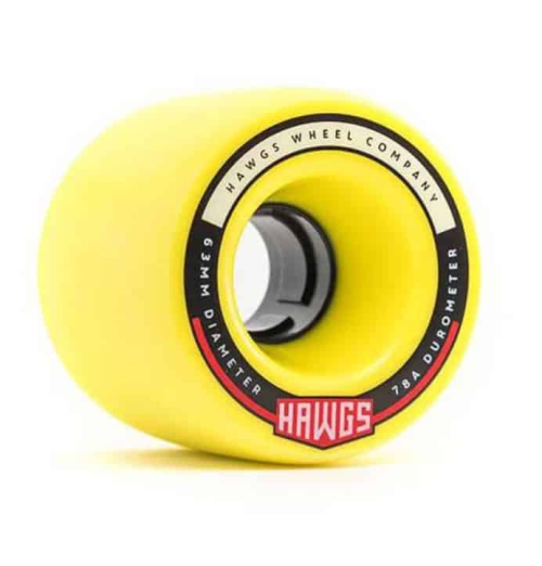 Fattie Hawgs 78A 63mm Wheels - Yellow