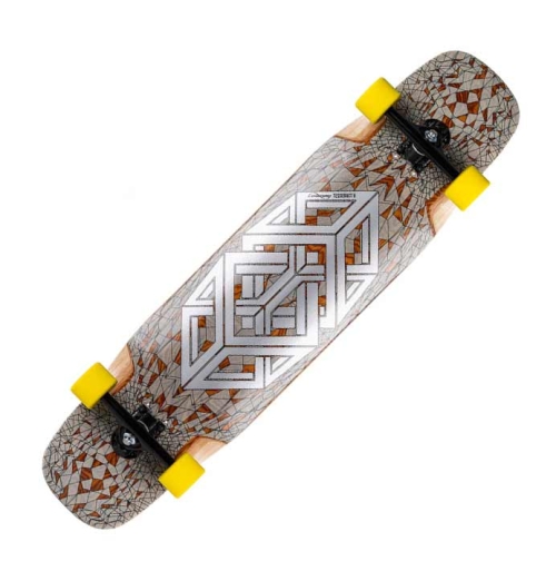 Loaded Tesseract II Chroma Freeride Longboard - Fat Free Yellow