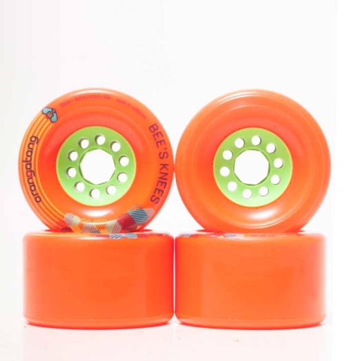 Orangatang Bees Knees 90mm Longboard Wheels – 80a Orange