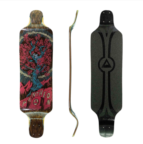 Pantheon Superdupersonic Bamboo 37" Longboard Deck – Medium Flex